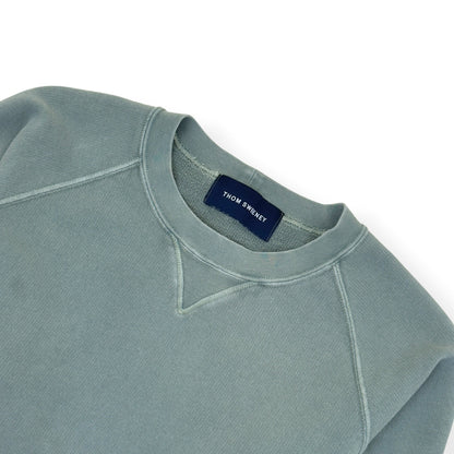 THOM SWEENEY COTTON RAGLAN SWEATSHIRT SAGE L | Large, Sage