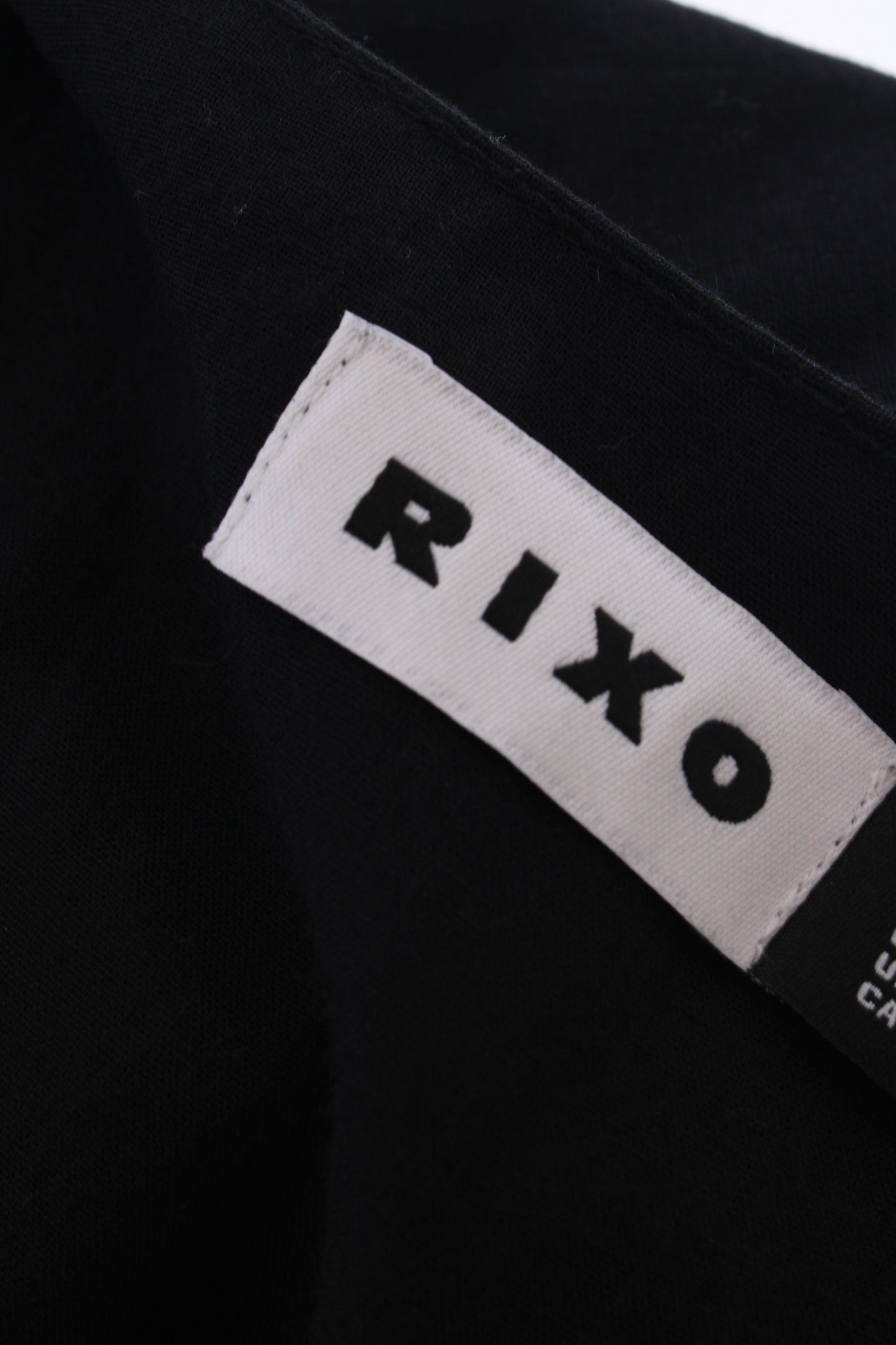 Rixo S/S Waistcoat Dress Black 10 | O/S, Black