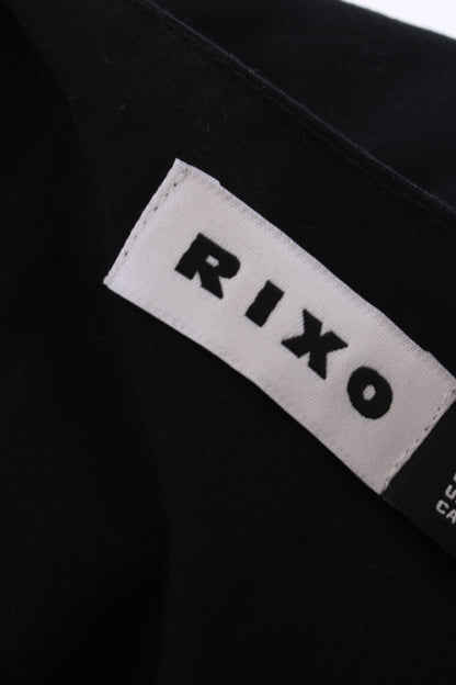 Rixo S/S Waistcoat Dress Black 10 | O/S, Black