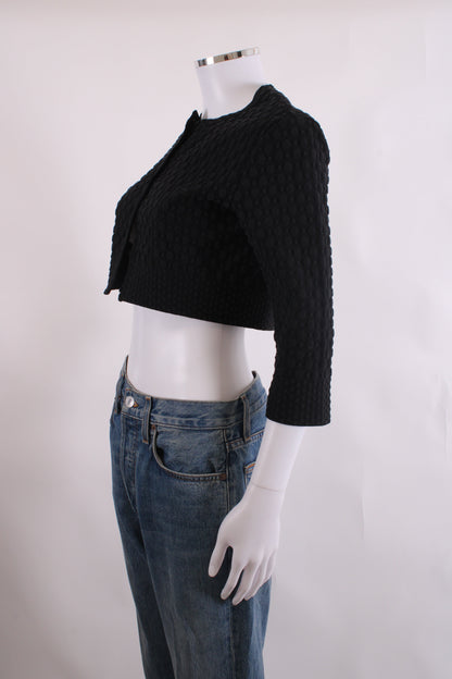 Alaia L/S Cropped Cardigan Black 12 | O/S, Black