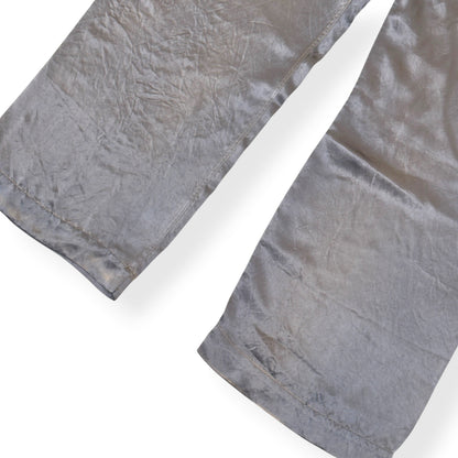 MAISON MARGIELA OVERSIZED SATIN DRAWSTRING TROUSERS SAGE 48 / M | Medium, Sage