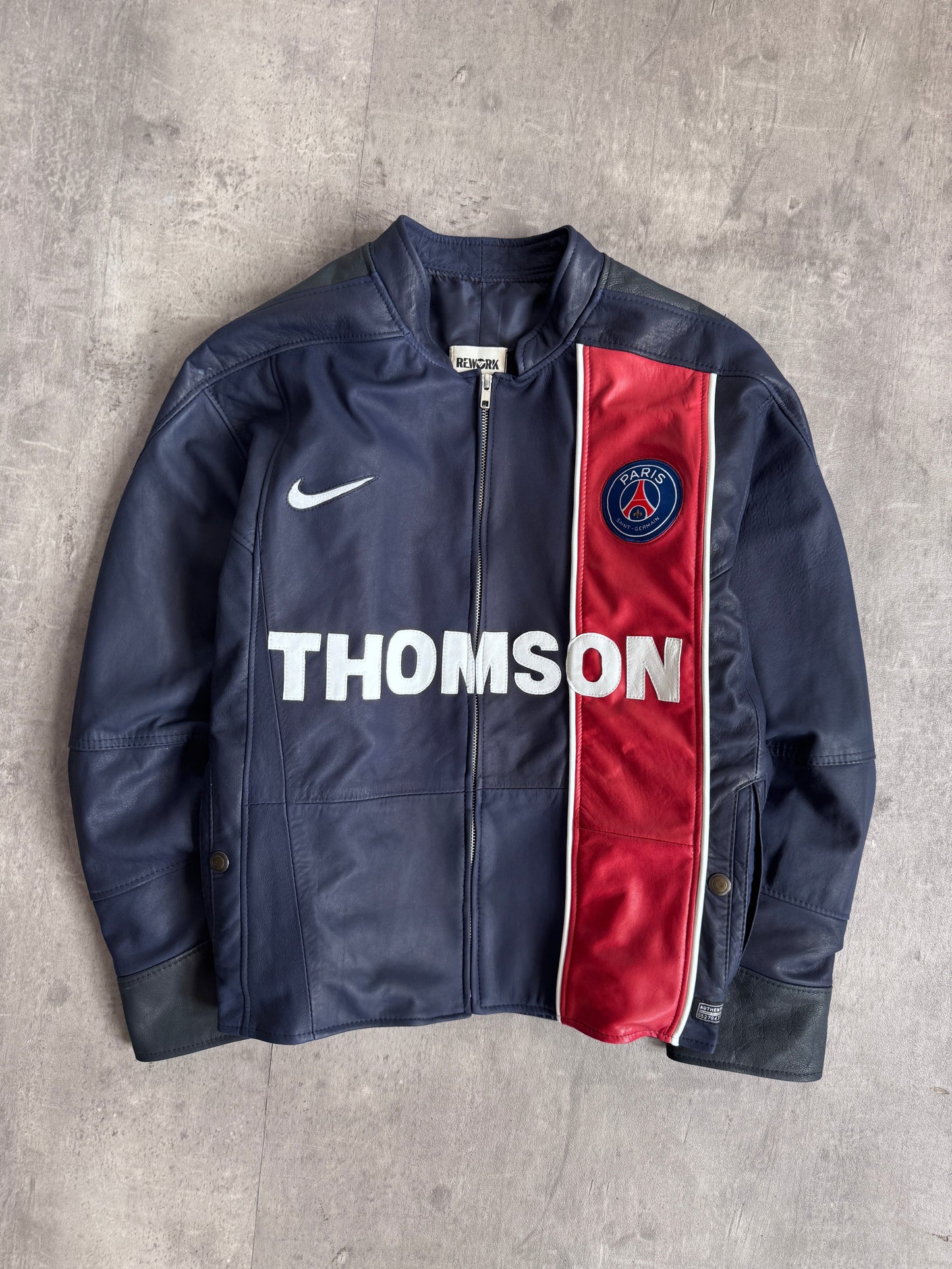 VT Rework : Paris Saint Germain Reworked Leather Jacket