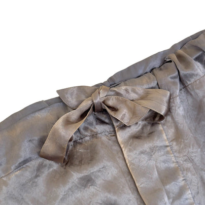 MAISON MARGIELA OVERSIZED SATIN DRAWSTRING TROUSERS SAGE 48 / M | Medium, Sage