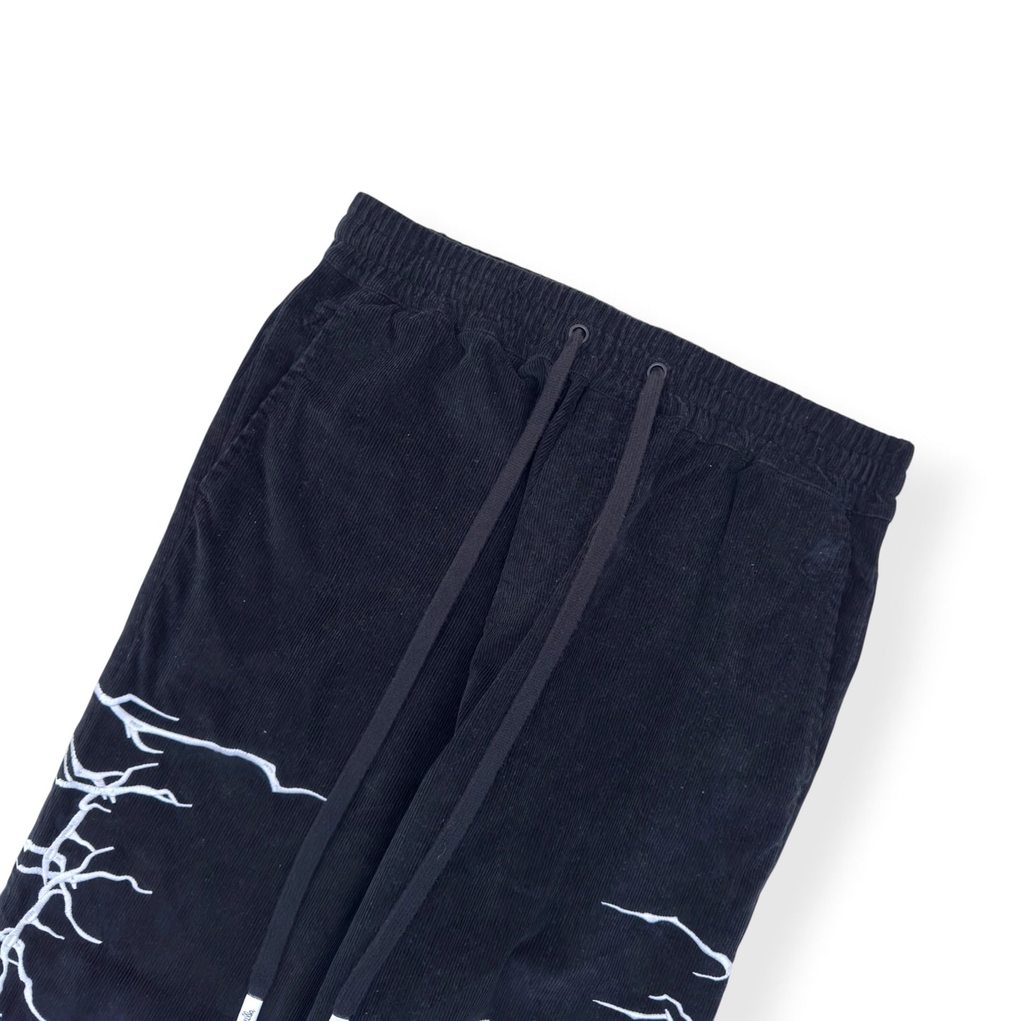 HACULLA FALLEN ANGEL PRINT TROUSERS BLACK / WHITE M | Medium, Black