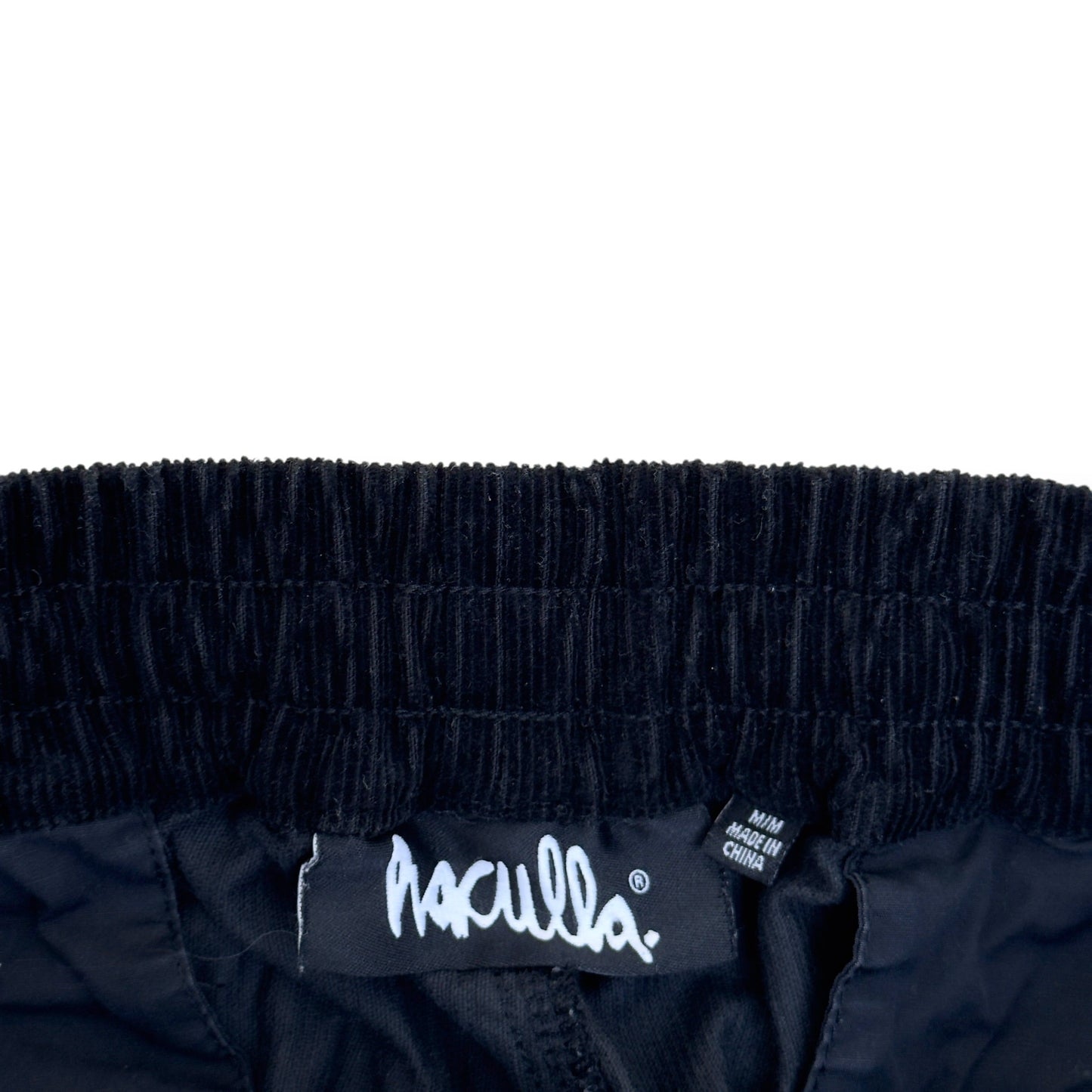 HACULLA FALLEN ANGEL PRINT TROUSERS BLACK / WHITE M | Medium, Black