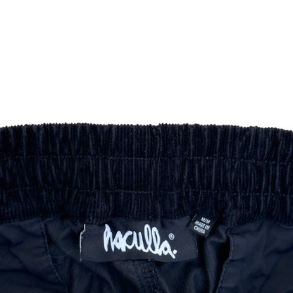 HACULLA FALLEN ANGEL PRINT TROUSERS BLACK / WHITE M | Medium, Black