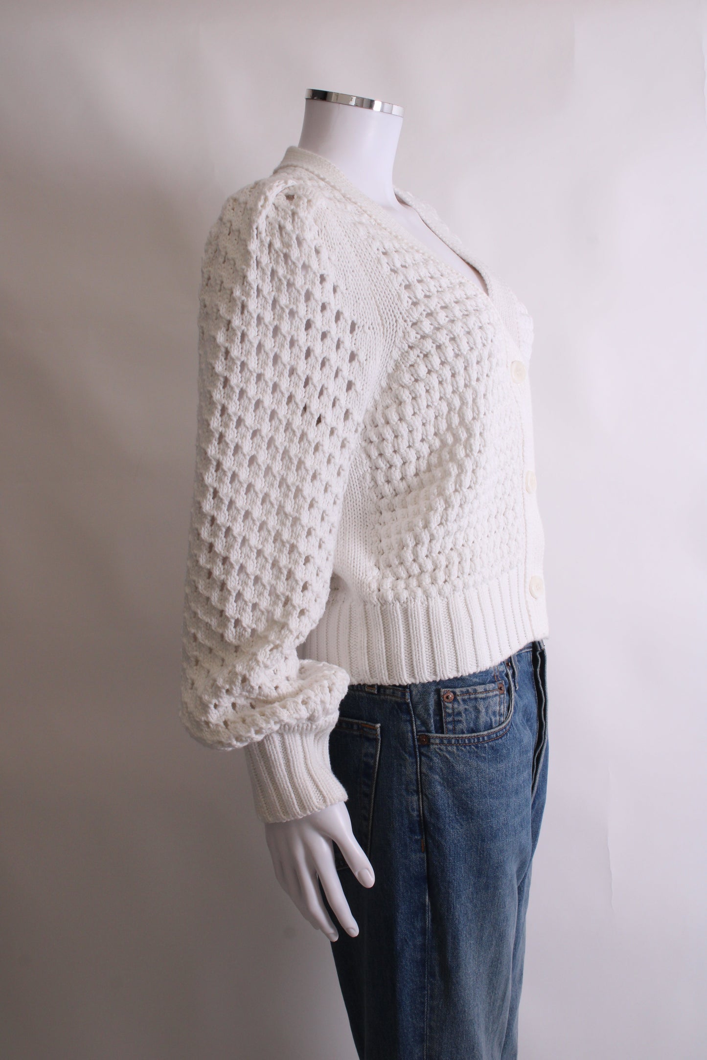 ME+EM Cardigan White 14 | O/S, White