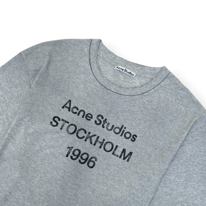 ACNE STUDIOS STOCKHOLM 1996 LOGO T-SHIRT GREY SIZE XXL | XXL, Grey
