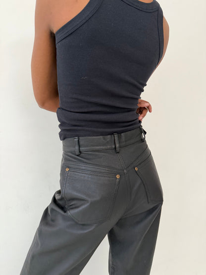 Leather trousers | Default Title, Black
