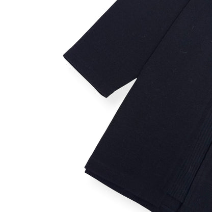 YOHJI YAMAMOTO POUR HOMME RIBBED HIGH NECK KNITTED JUMPER BLACK SIZE 3 / L | Large, Black