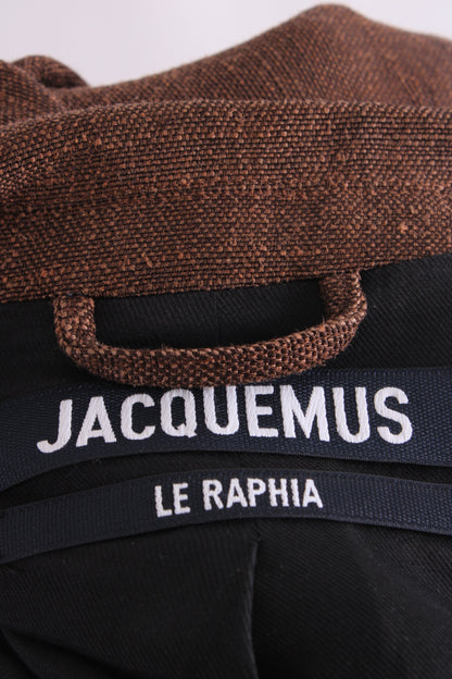 Jacquemus Le Raphia Blazer Brown 44 | O/S, Brown