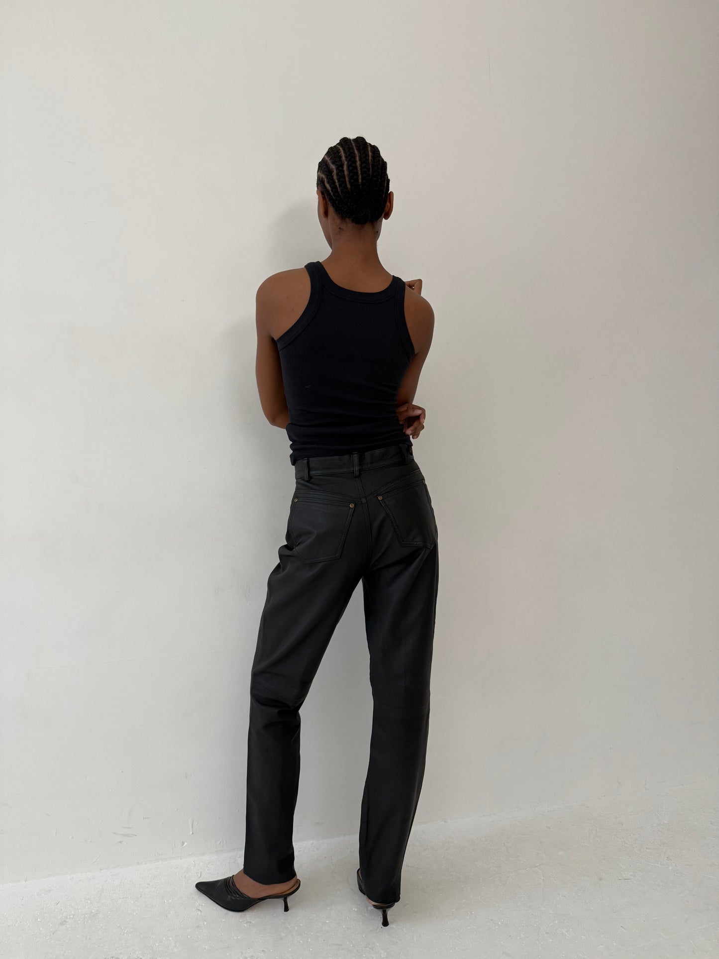 Leather trousers | Default Title, Black