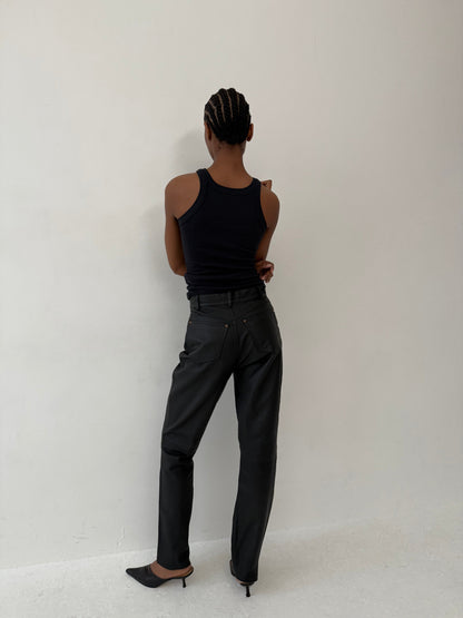 Leather trousers | Default Title, Black