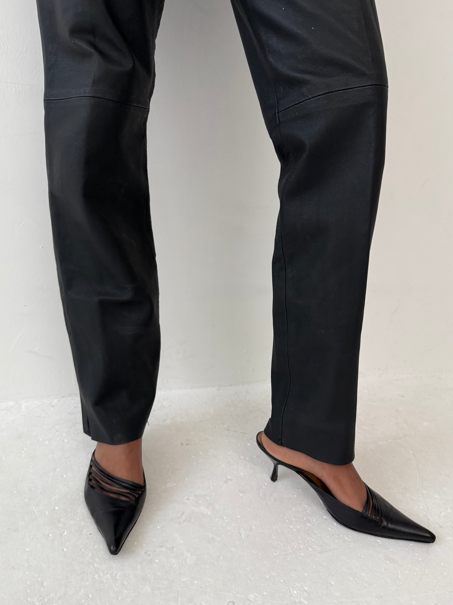 Leather pumps | DEFAULT TITLE, Black