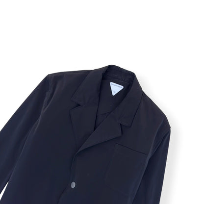 BOTTEGA VENETA LONGLINE SINGLE BREASTED COAT BLACK SIZE 54 / XXL | XXL, Black