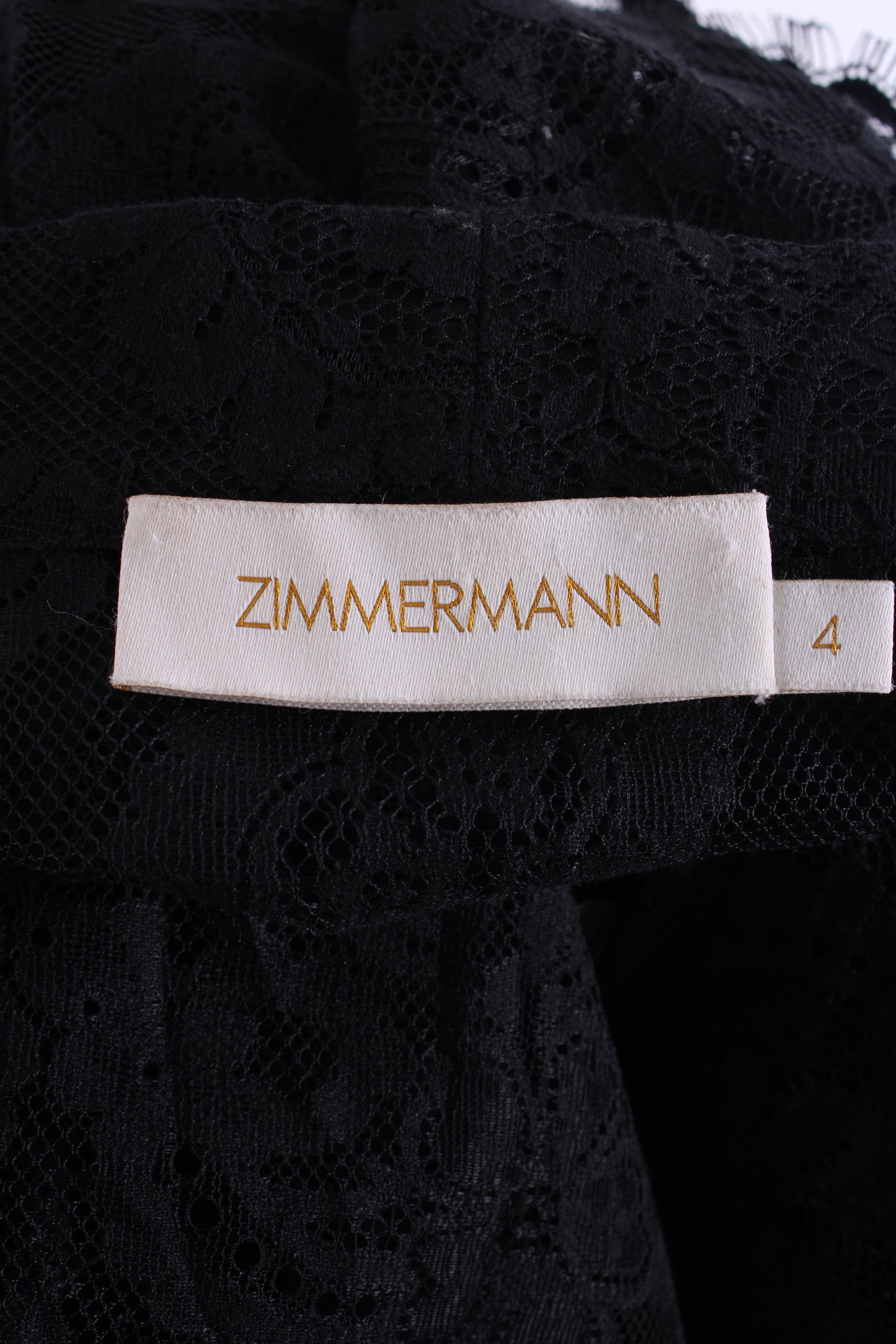 Zimmermann Lace Blouse Black 4 | O/S, Black
