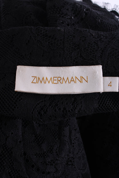 Zimmermann Lace Blouse Black 4 | O/S, Black