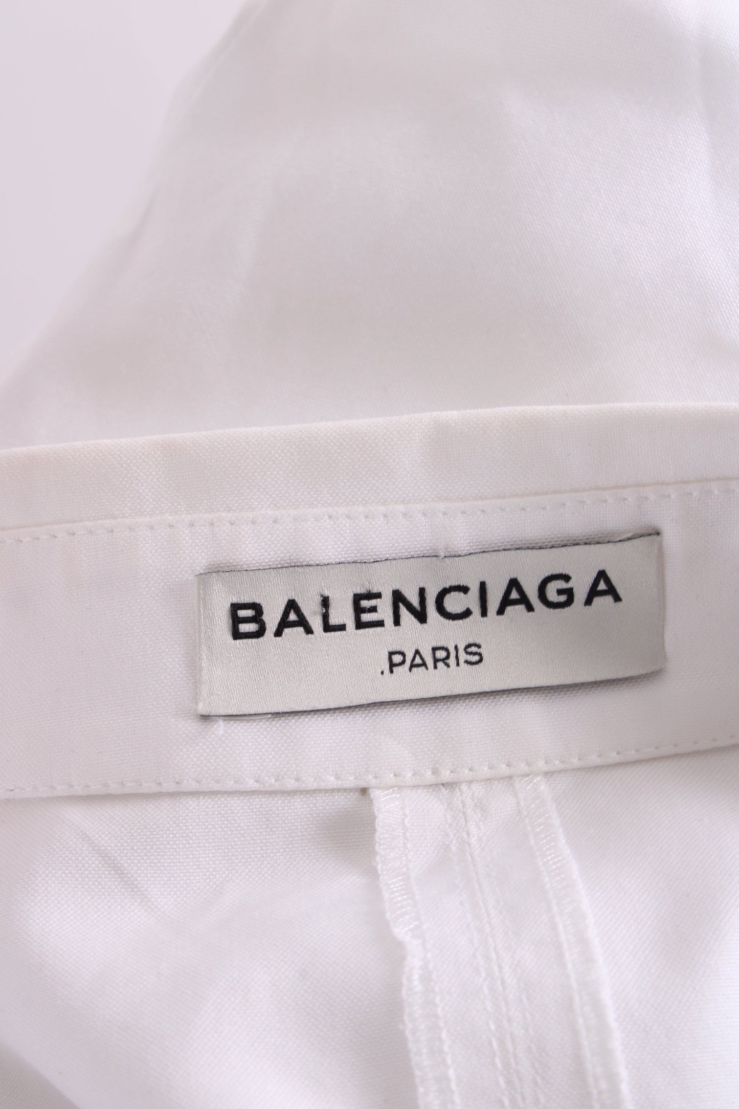 Balenciaga Panelled Shirt White 38 | O/S, White