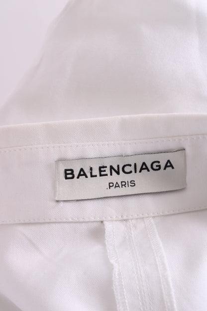 Balenciaga Panelled Shirt White 38 | O/S, White