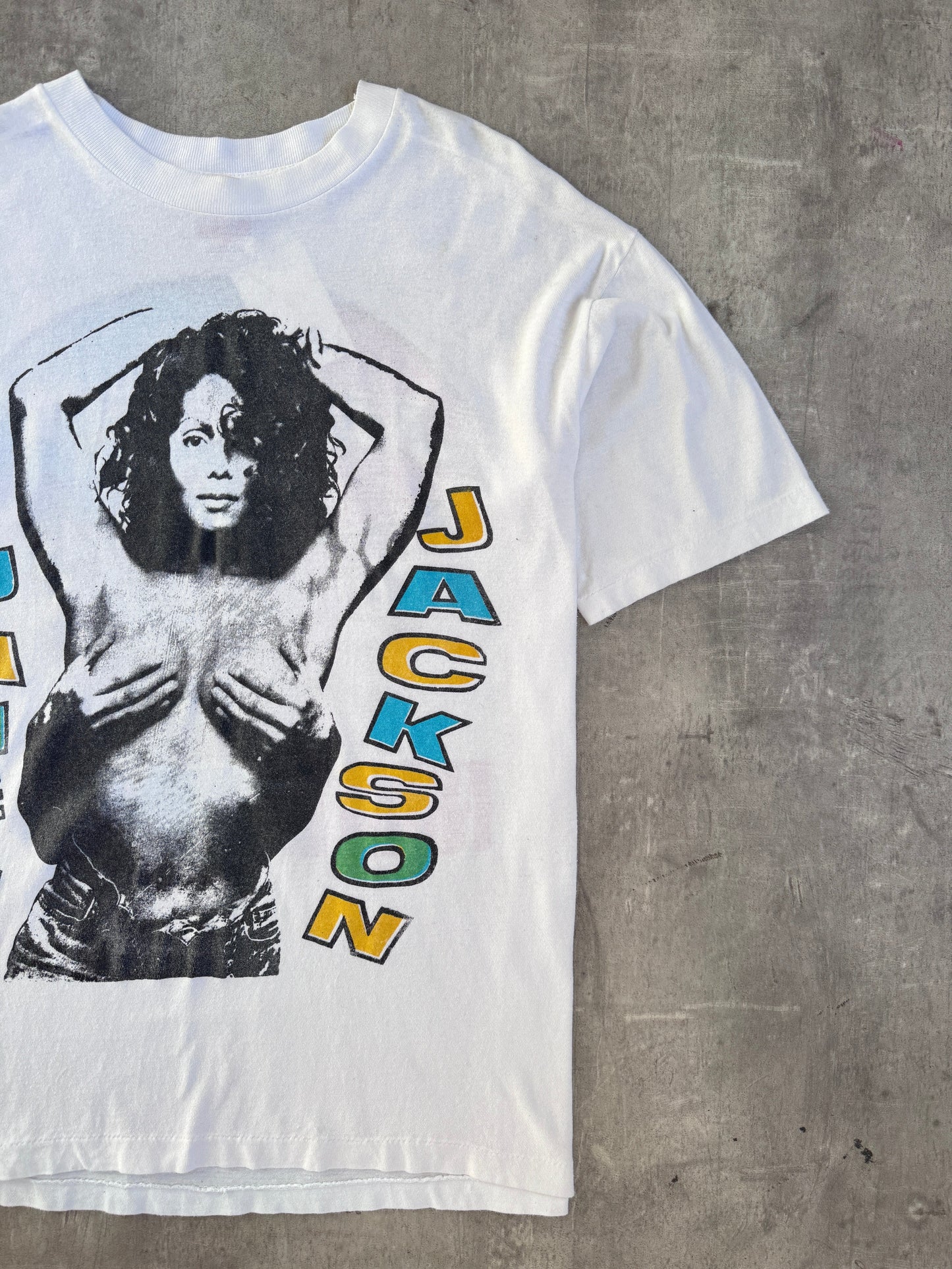 90s Rare Janet Jackson Singlestitch Tee