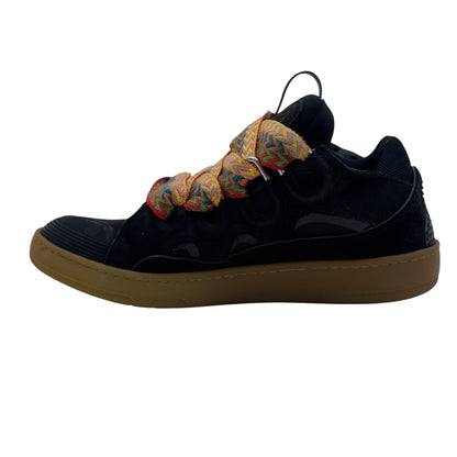 LANVIN CURB LEATHER SNEAKER BLACK / MULTICOLOURED 43 / UK9 | UK 9, Black