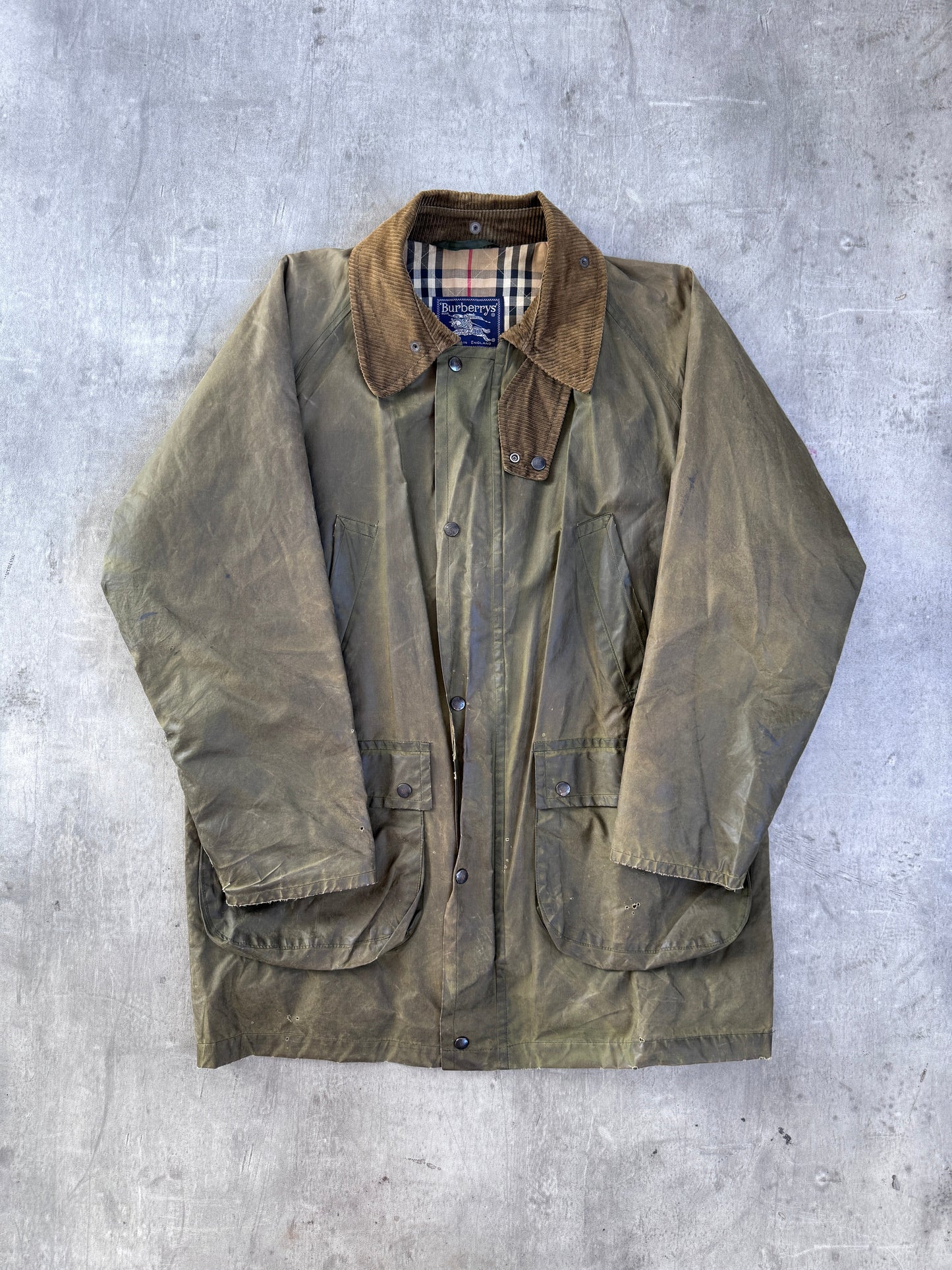 Burberry Waxed Canvas Coat