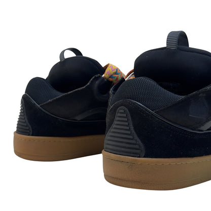 LANVIN CURB LEATHER SNEAKER BLACK / MULTICOLOURED 43 / UK9 | UK 9, Black