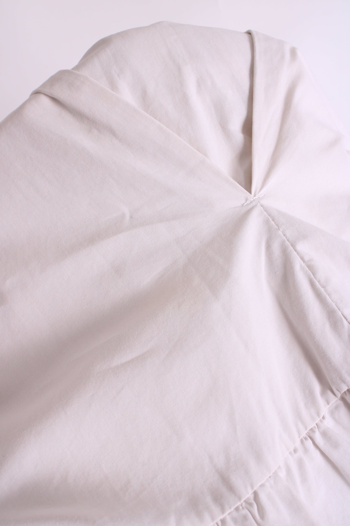 SENES ruffle cotton long sleeve dress White S | O/S, White