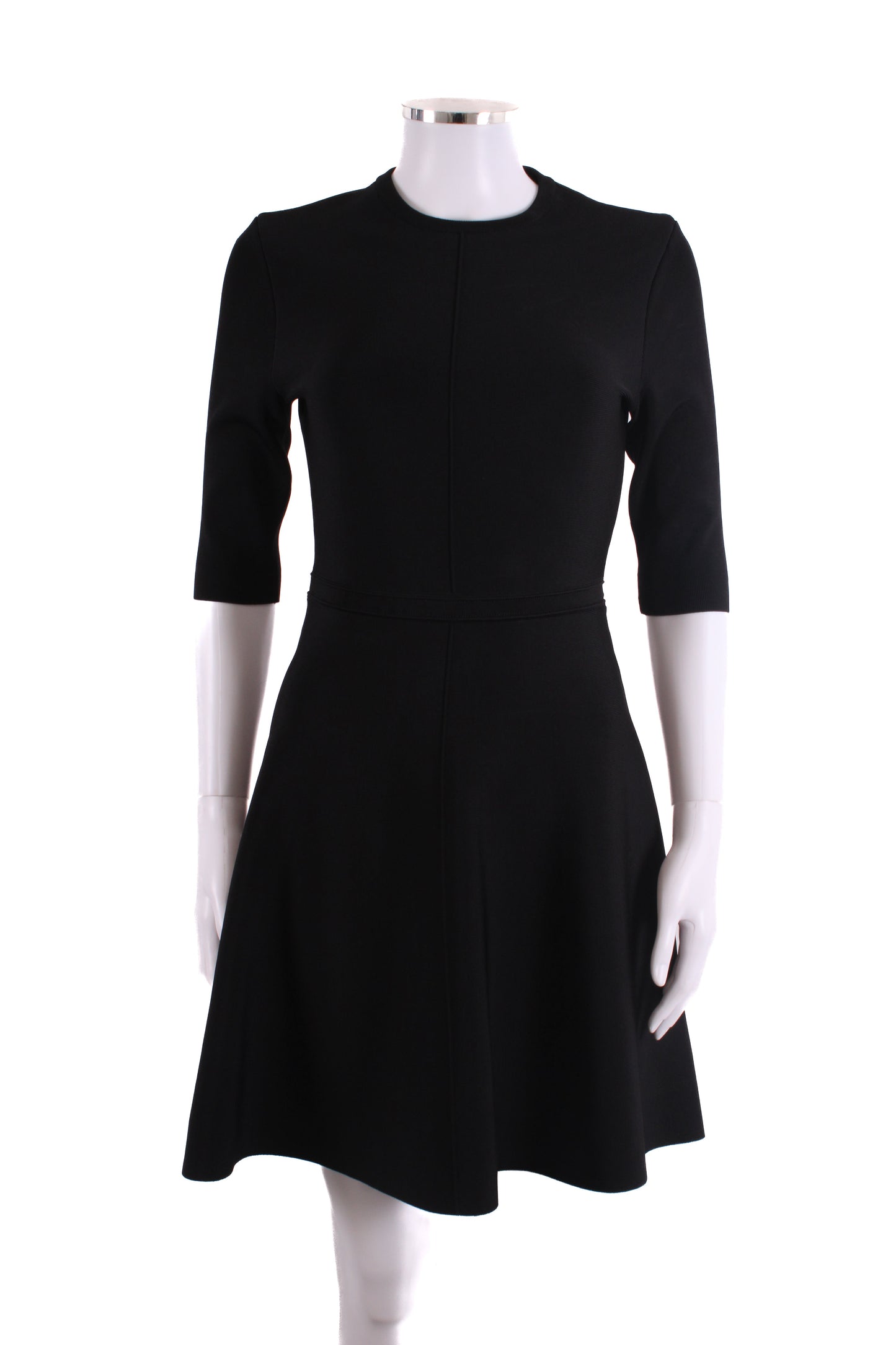 Victoria Victoria Beckham S/S Rib Knit Dress Black 10 | O/S, Black