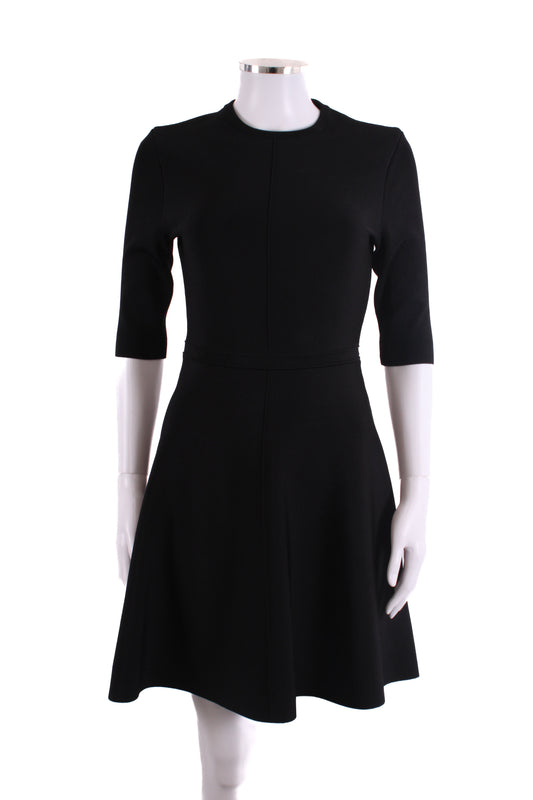 Victoria Victoria Beckham S/S Rib Knit Dress Black 10 | O/S, Black