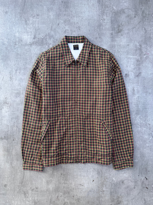 Early 00s Beams Plaid Bomber Jacket