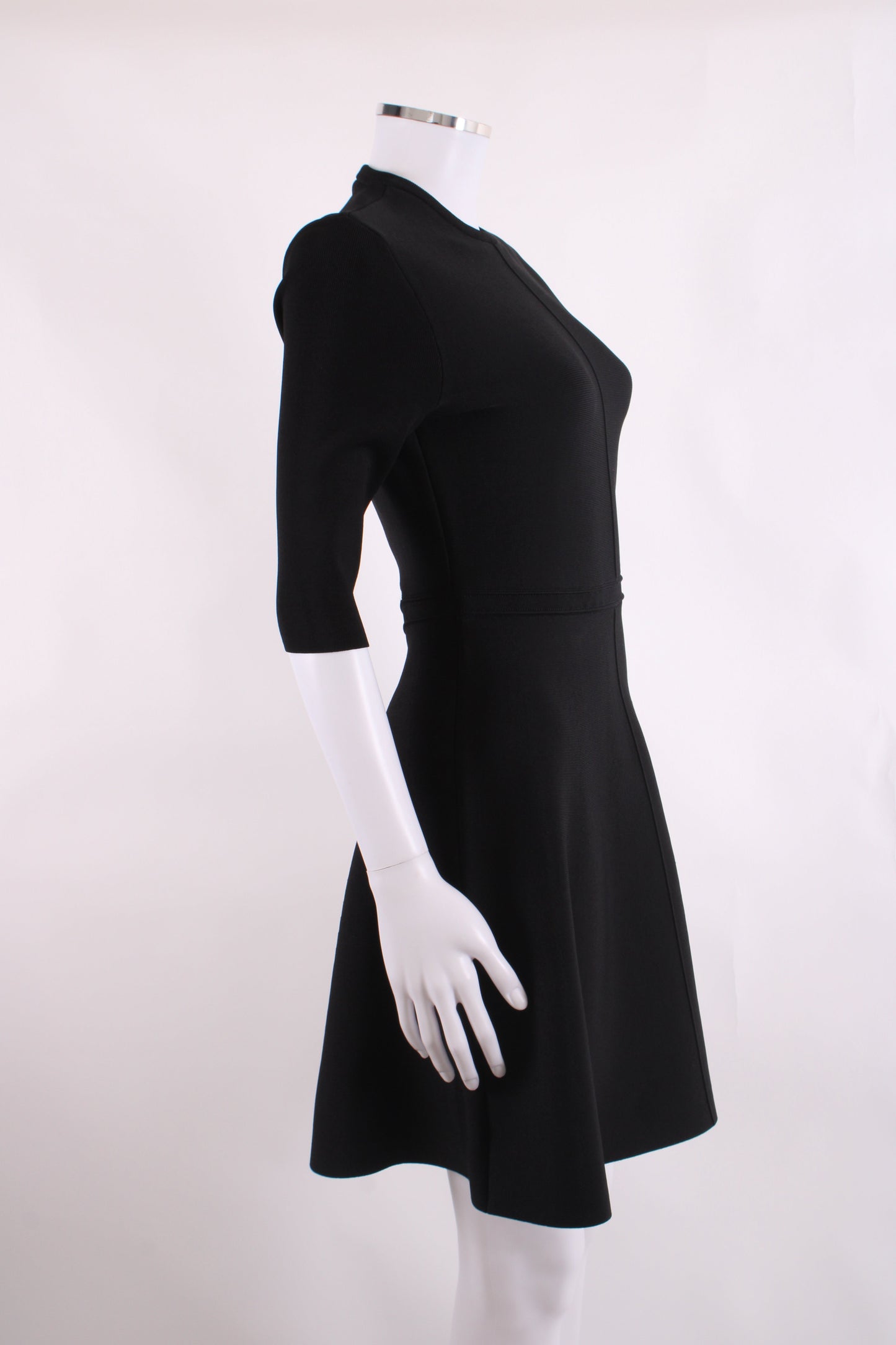 Victoria Victoria Beckham S/S Rib Knit Dress Black 10 | O/S, Black