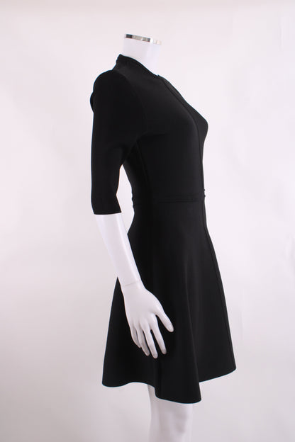 Victoria Victoria Beckham S/S Rib Knit Dress Black 10 | O/S, Black