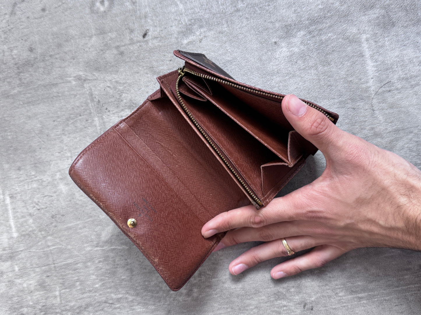 Louis Vuitton Monogram Leather Wallet