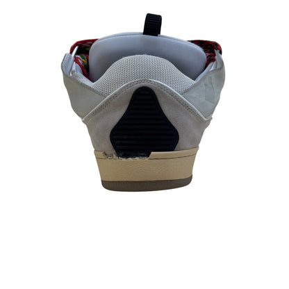 LANVIN CURB LEATHER SNEAKER WHITE / BLACK 43 / UK9 | UK 9, Black
