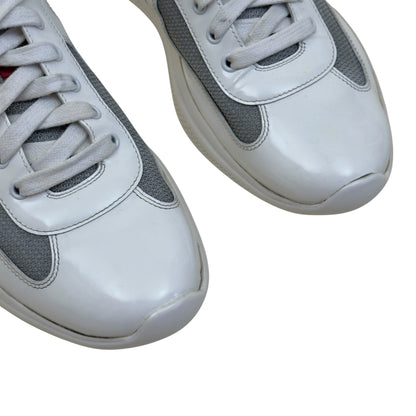 PRADA AMERICA'S CUP SNEAKERS WHITE / GREY UK9 | UK 9, Grey