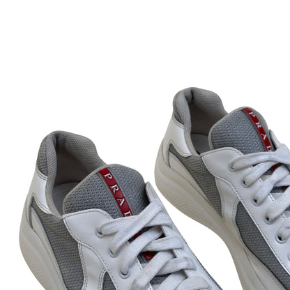 PRADA AMERICA'S CUP SNEAKERS WHITE / GREY UK9 | UK 9, Grey