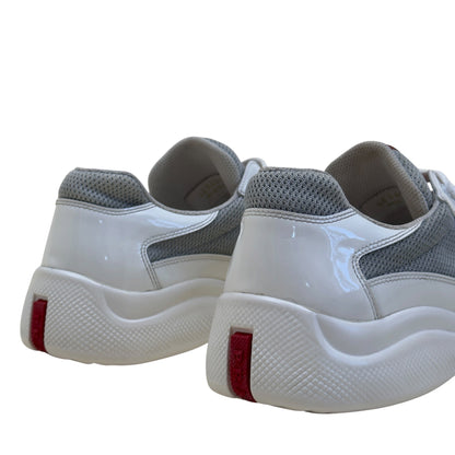 PRADA AMERICA'S CUP SNEAKERS WHITE / GREY UK9 | UK 9, Grey