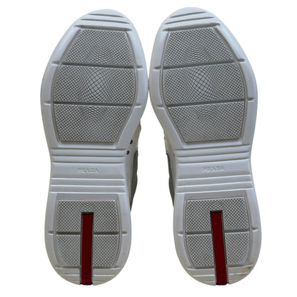 PRADA AMERICA'S CUP SNEAKERS WHITE / GREY UK9 | UK 9, Grey