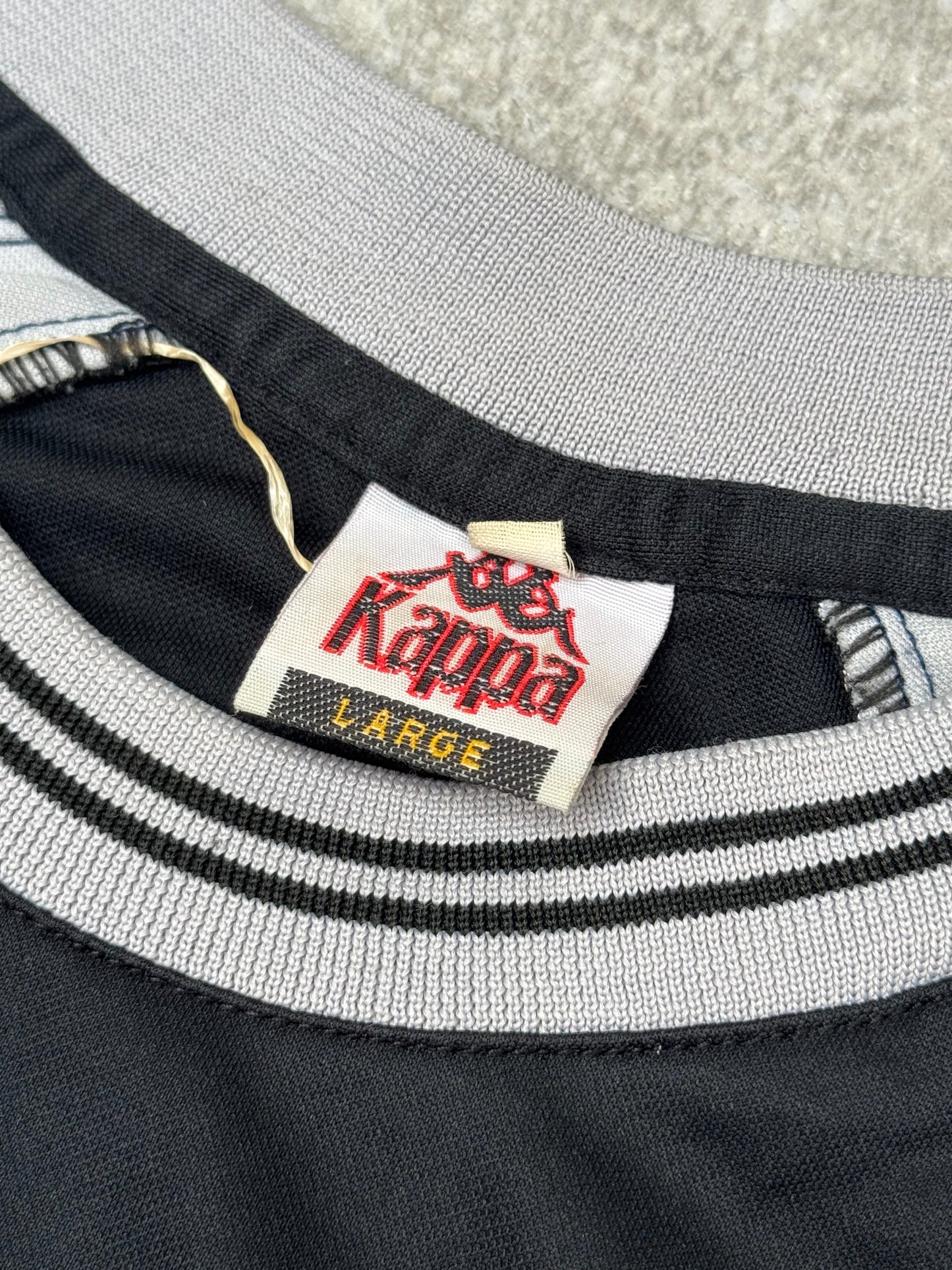 90s Juventus Kappa Two Tone Football Shirt