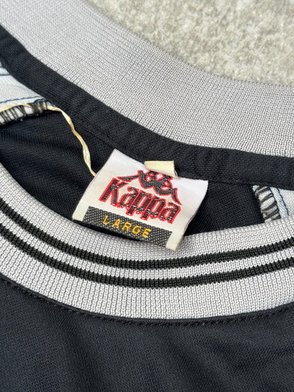 90s Juventus Kappa Two Tone Football Shirt