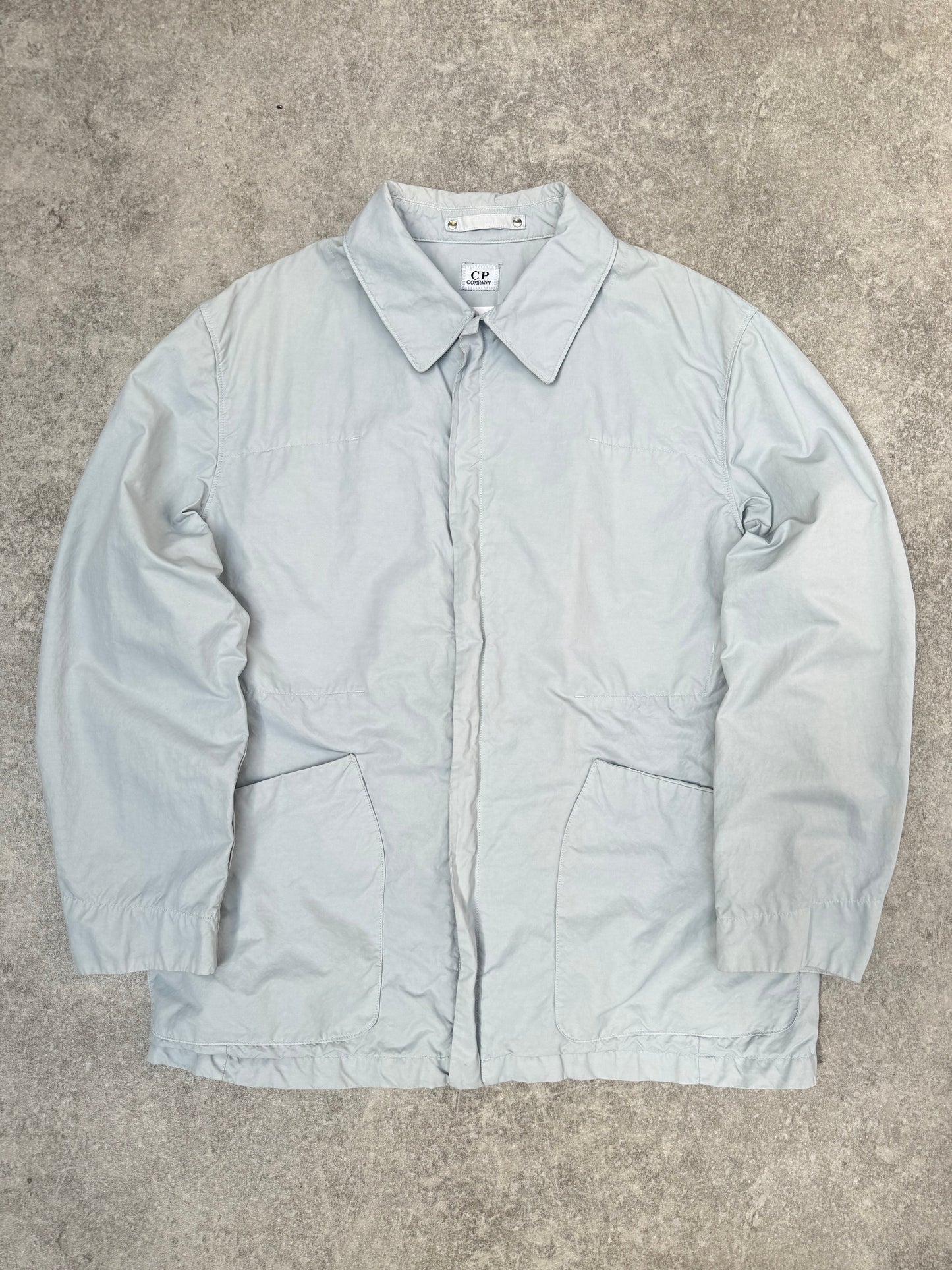 C.P. Company Baby Blue Nylon Harrington Jacket