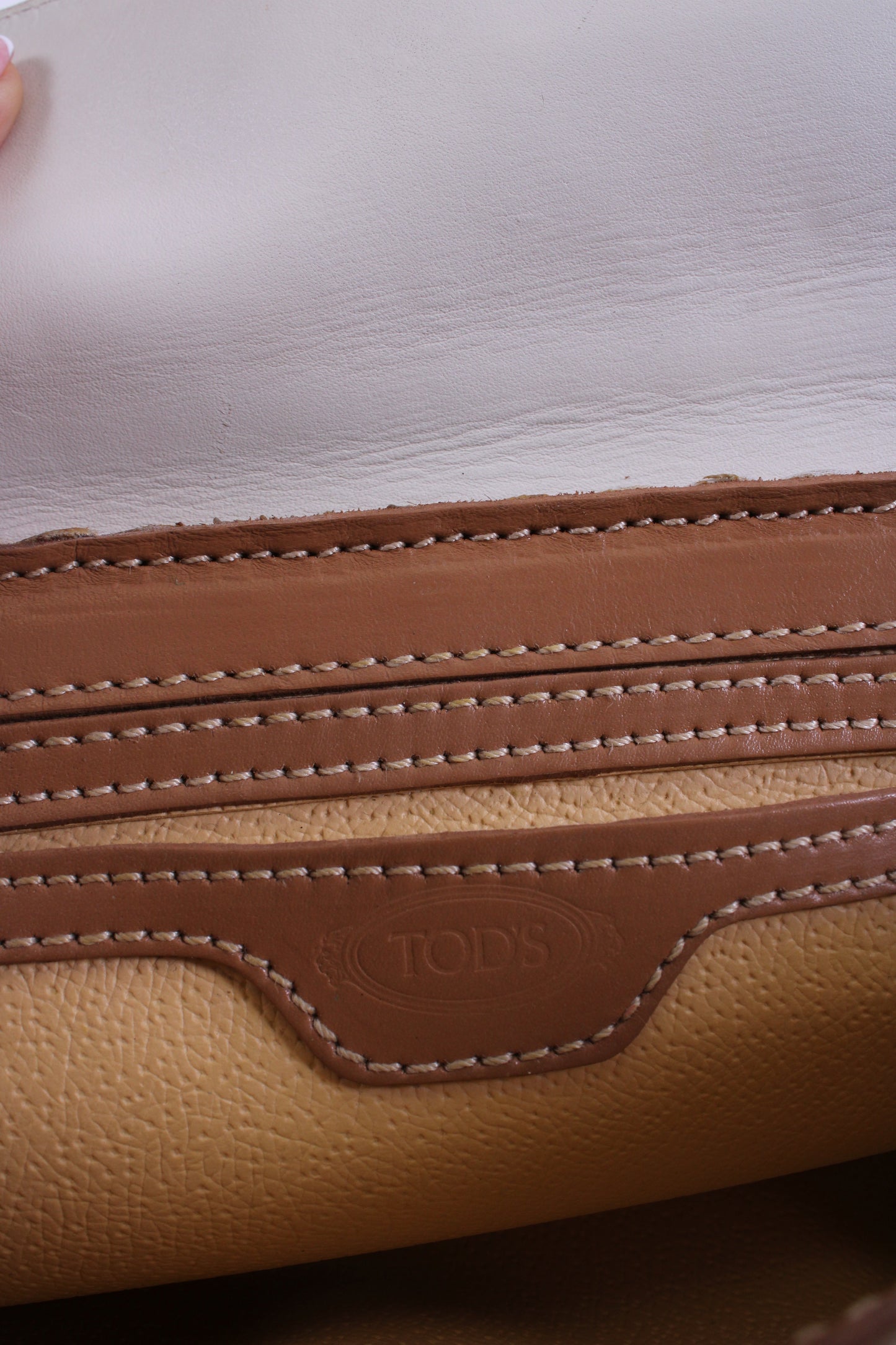 TODS Women Handbag Tan/ Cream | O/S, Multicoloured