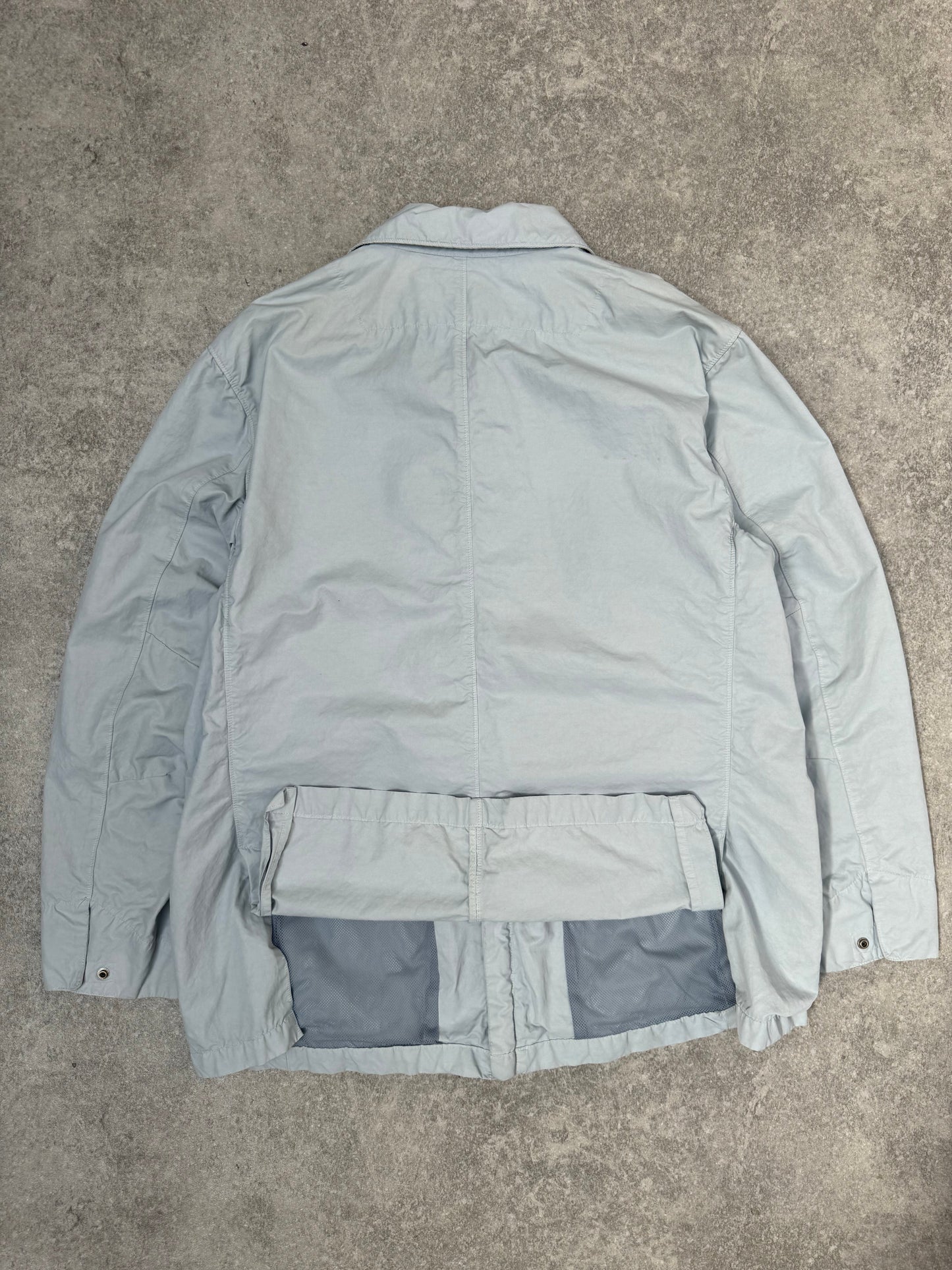 C.P. Company Baby Blue Nylon Harrington Jacket