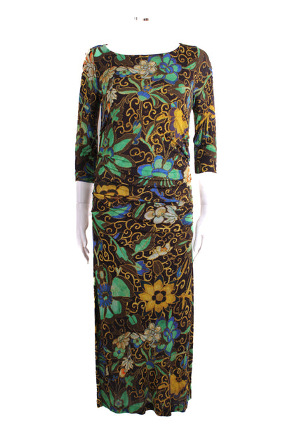 Etro Printed Dress Brown 46 | O/S, Brown