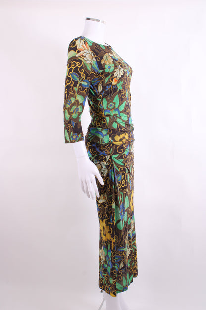 Etro Printed Dress Brown 46 | O/S, Brown