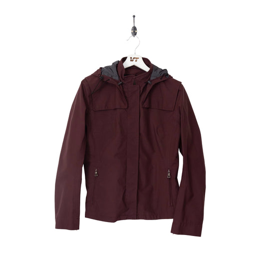 Prada Burgundy Panelled Technical Jacket