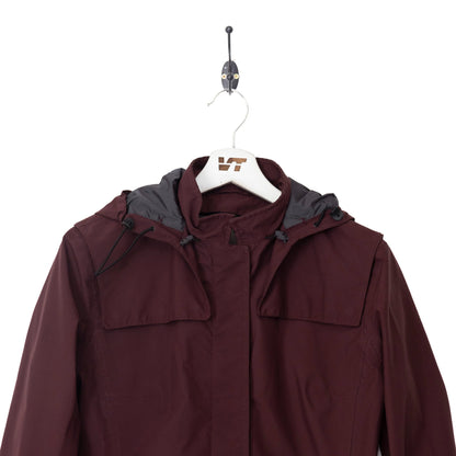 Prada Burgundy Panelled Technical Jacket