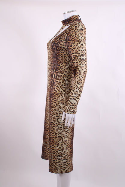 Roberto Cavalli Leopard Cut Out Dress Leopard 42 | O/S, Leopard