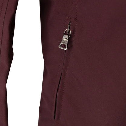 Prada Burgundy Panelled Technical Jacket